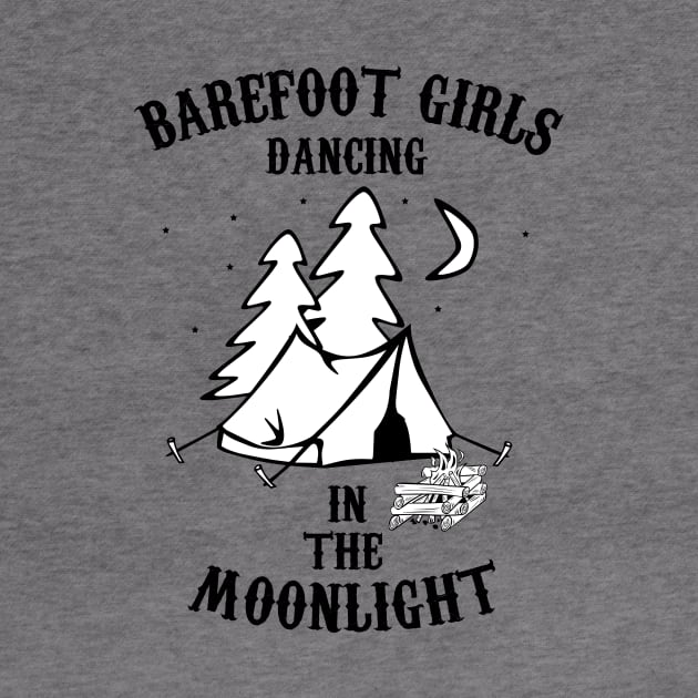 Barefoot Girls Dancing in the Moonlight by iamurkat